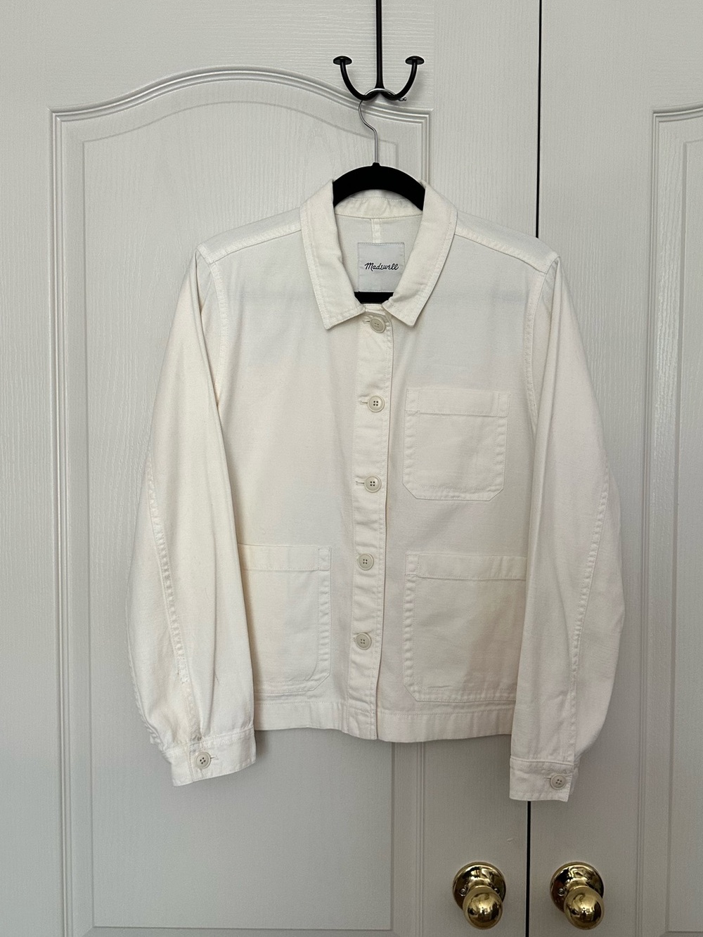 Madewell Cream Chore Jacket